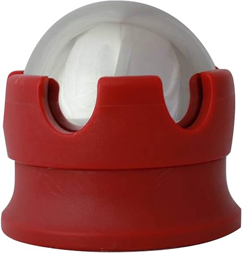 Miniatura 13 de Bola para masaje caliente y frío, alivia el dolor muscular rápido, con bolas de acero inoxidable para terapia con calor o hielo Conjunto rojo y azul