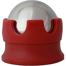 Massage Roller Ball - Stainless Steel Gel Balls for Heat + Ice Therapy - Back, Shoulder, Calf, Foot Massager with Heat or Cold - Myofascial Release - Deep Tissue Trigger Points - Hot Cold Roller..