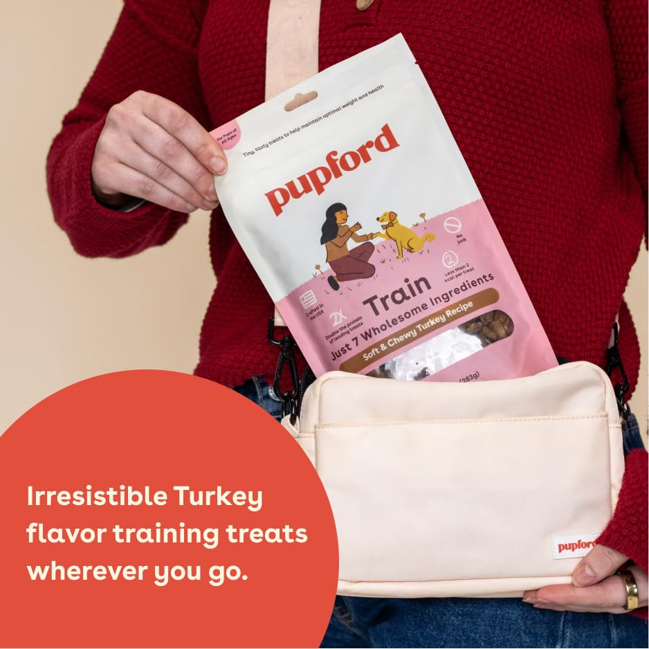 Image of Pupford Soft & Chewy Training Treats for Dogs & Puppies (Turkey, 5 oz)