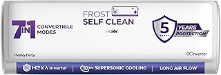 Haier 1.5 Ton 5 Star HEXA Inverter Split AC (5125 Watts, Copper, Heavy Duty, 7 in 1 Convertible, Frost Self Clean, HD Filter, Cools at 60°C, 20mtrs Ai