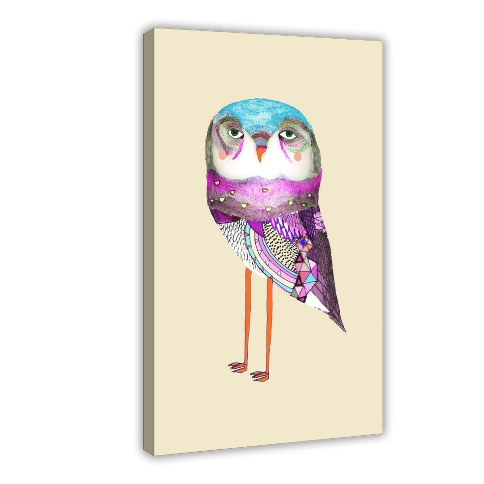 WRTYVE Mystical Owl Poster Canvas Poster for Dorm Room Decor Gift