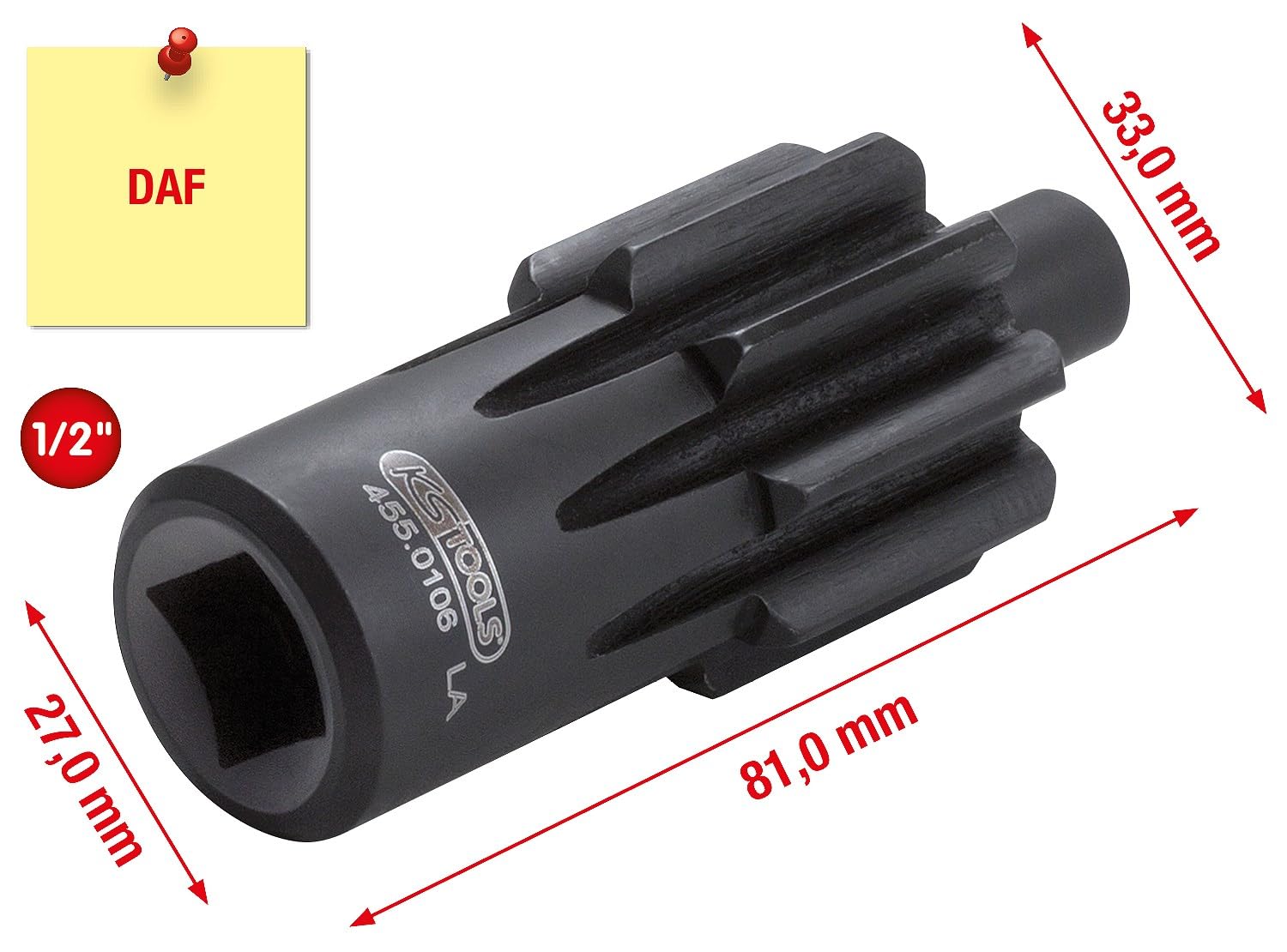 KS Tools 455.0106 Dispositivo per Motore di Avviamento DAF