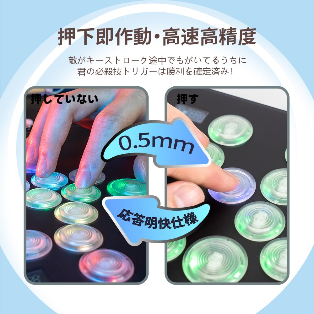 Amazon.co.jp: Kylinix T16 レバーレスコントローラー ABSクリアボタン