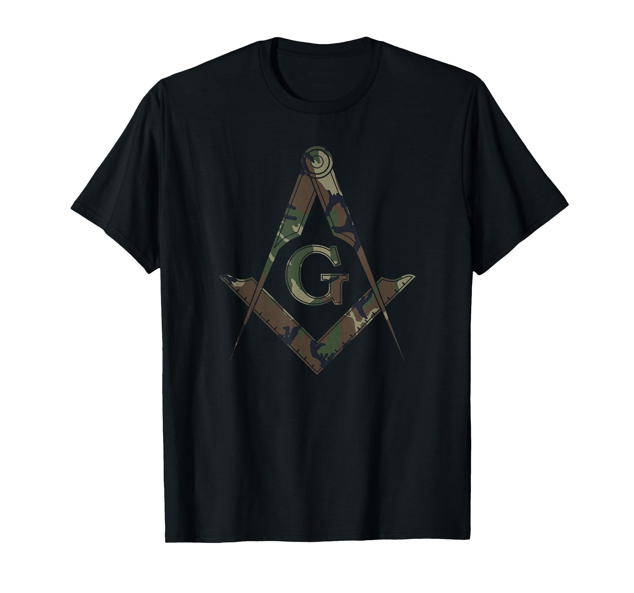 Masonic Camo Square and Compass - Freemason T-Shirt T-Shirt