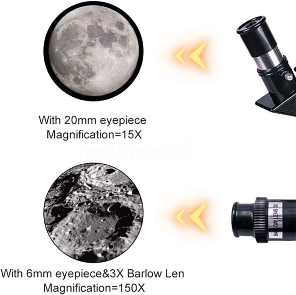 Astronomy Telescope for s Adults Beginners,70mm Aperture Astronomical Telescope Refractor Tripod Finder for Camping and Stargazing to Observe Moon and Planet in The Wild,
