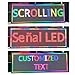 HS Programmable Scrolling Led Sign, Outdoor Digital Display Messsage Board, Full Color High Brightness WIFI Control,Text Customable, for Business Store Restaurant Public(P10 39''x14'')