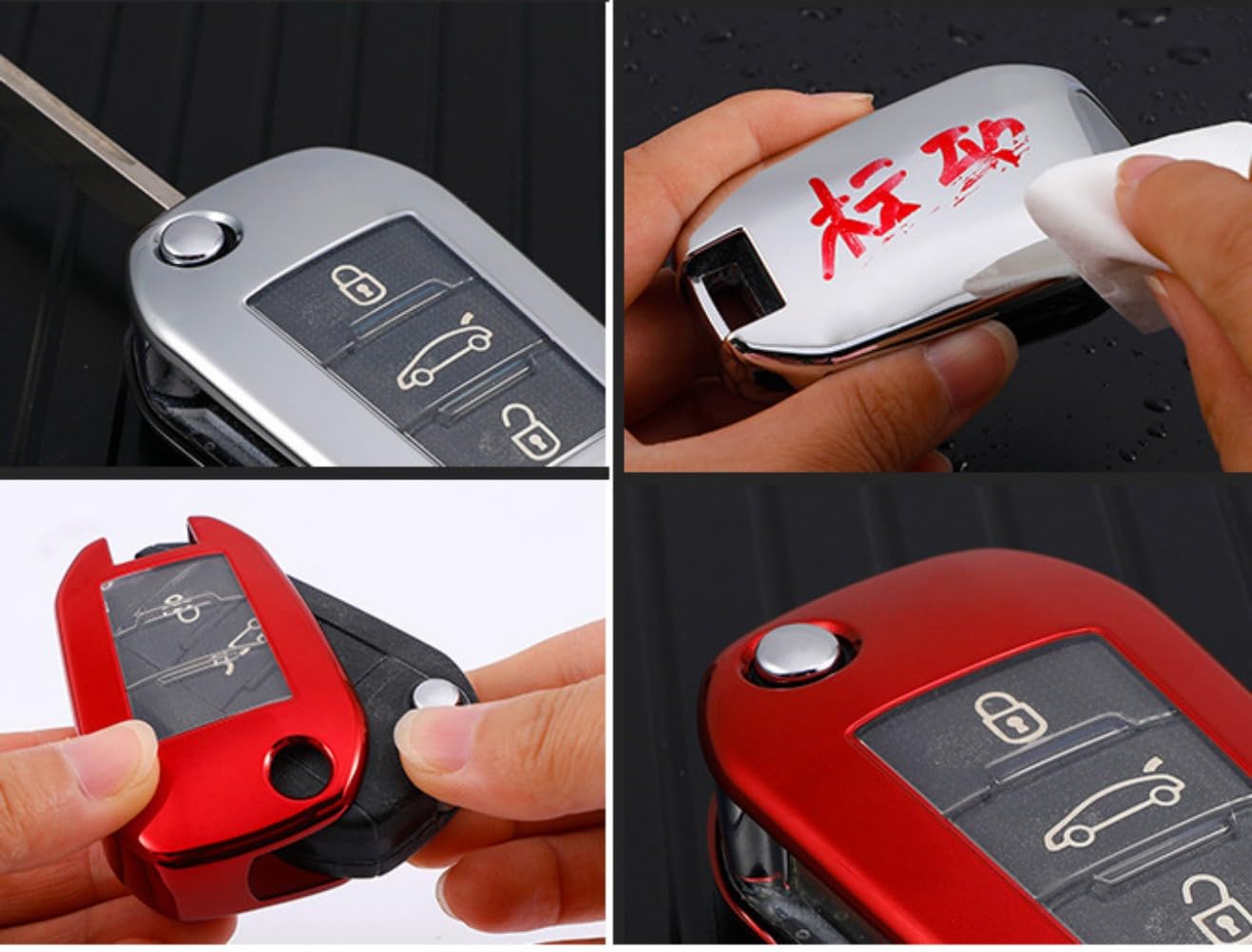 Kwmobile Coque De Clé De Voiture Compatible Avec La Clé De