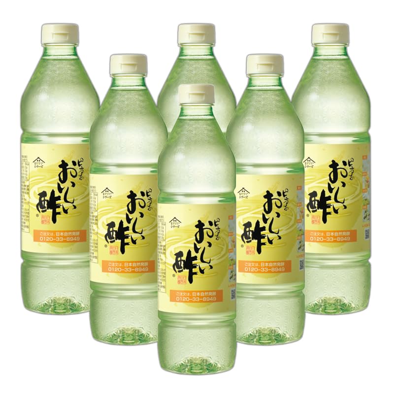 Amazon.co.jp: 【公式】 日本自然発酵 おいしい酢 955ml 6本セット 