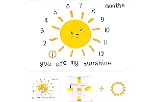 Baby Sun Blanket: Capture Precious Moments with Our Adorable Monthly Growth Tracker