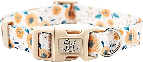 Miniatura 7 de Elegant little tail Collar para perro, collar ajustable de otoño para perros pequeños, medianos y grandes, collares suaves para cachorros con