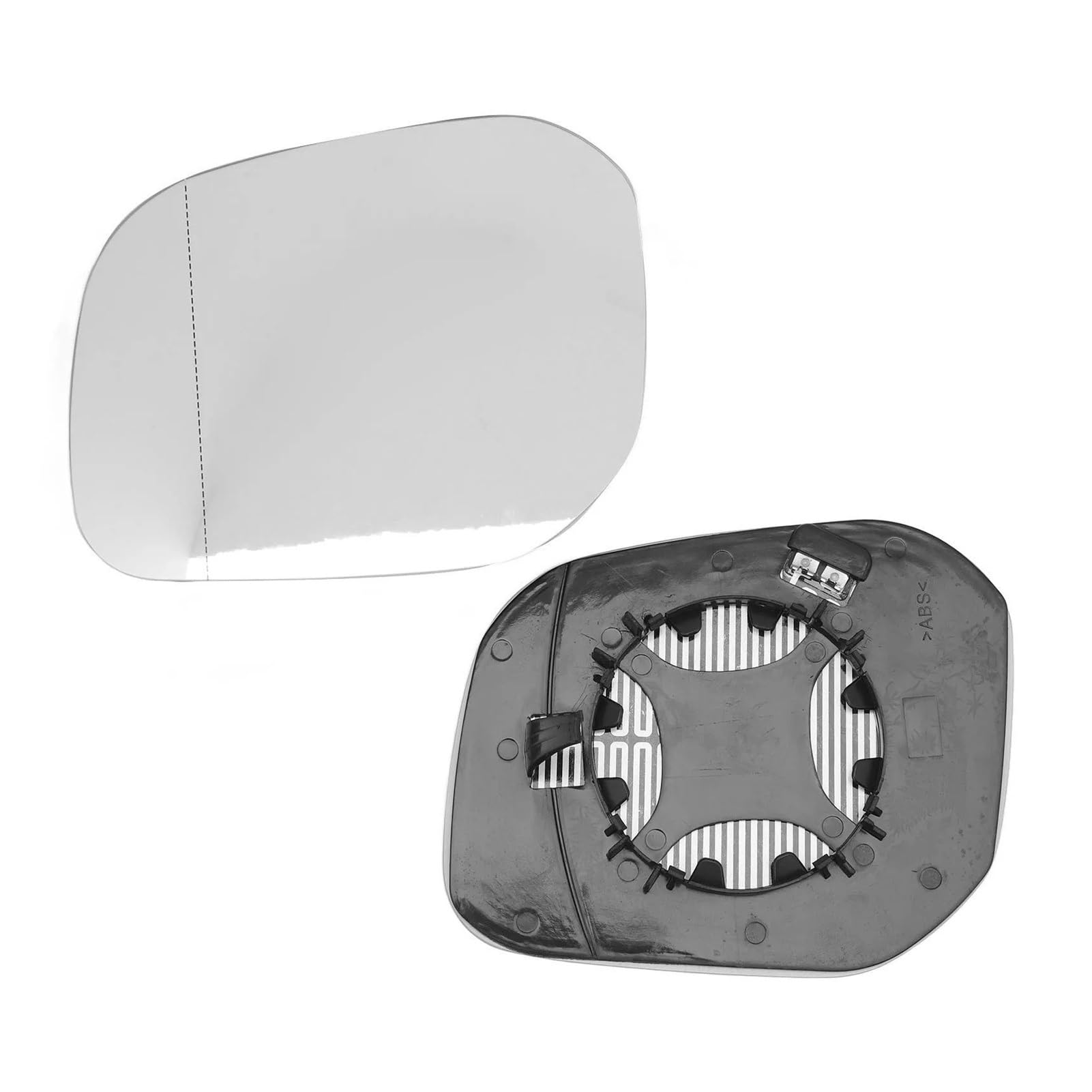 Cristal Espejo Exterior 1 Par para Caddy F&acelift 2015 2016 2017 2018 2019 2020 Espejo Lateral De Coche Cristal De Espejo Retrovisor Calefactado 2K5857521 2K5857522 Espejo Retrovisor Lateral
