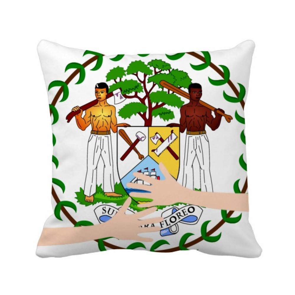 Coussin Belize imprimé premium avec finitions soignées pour literie chic