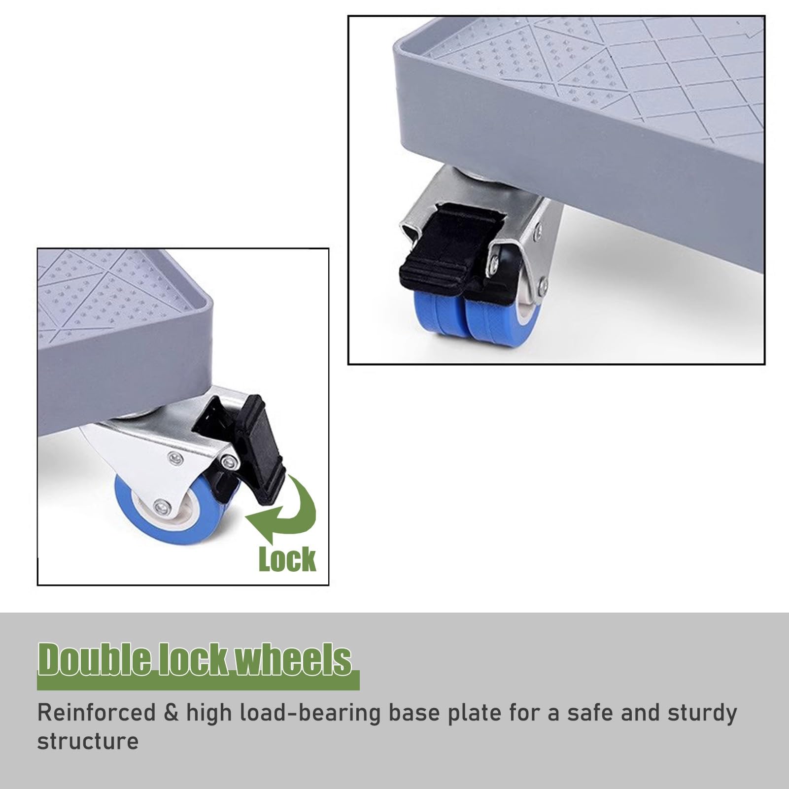 Soporte para Botella de Oxígeno Estante de Almacenamiento Ajustable y Móvil con 4 Ruedas Silenciosas, Soporte Resistente para Bombonas de Gas, Portamacetas Grande, para Interior y Exterior, Carretilla