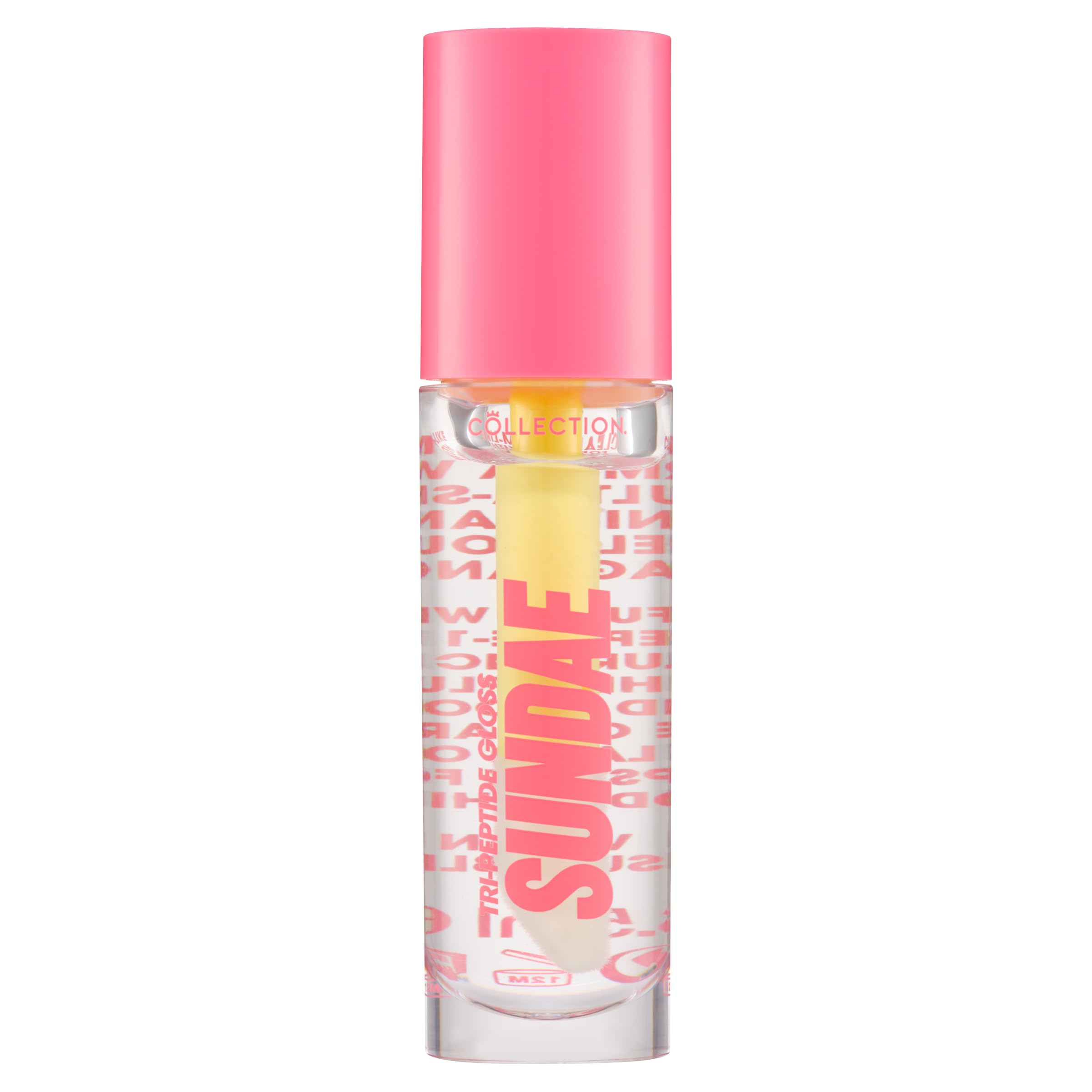 Collection Cosmetics Tri-Peptide Gloss, Lip Gloss, Hydrating Formula, 6.5ml, Sundae