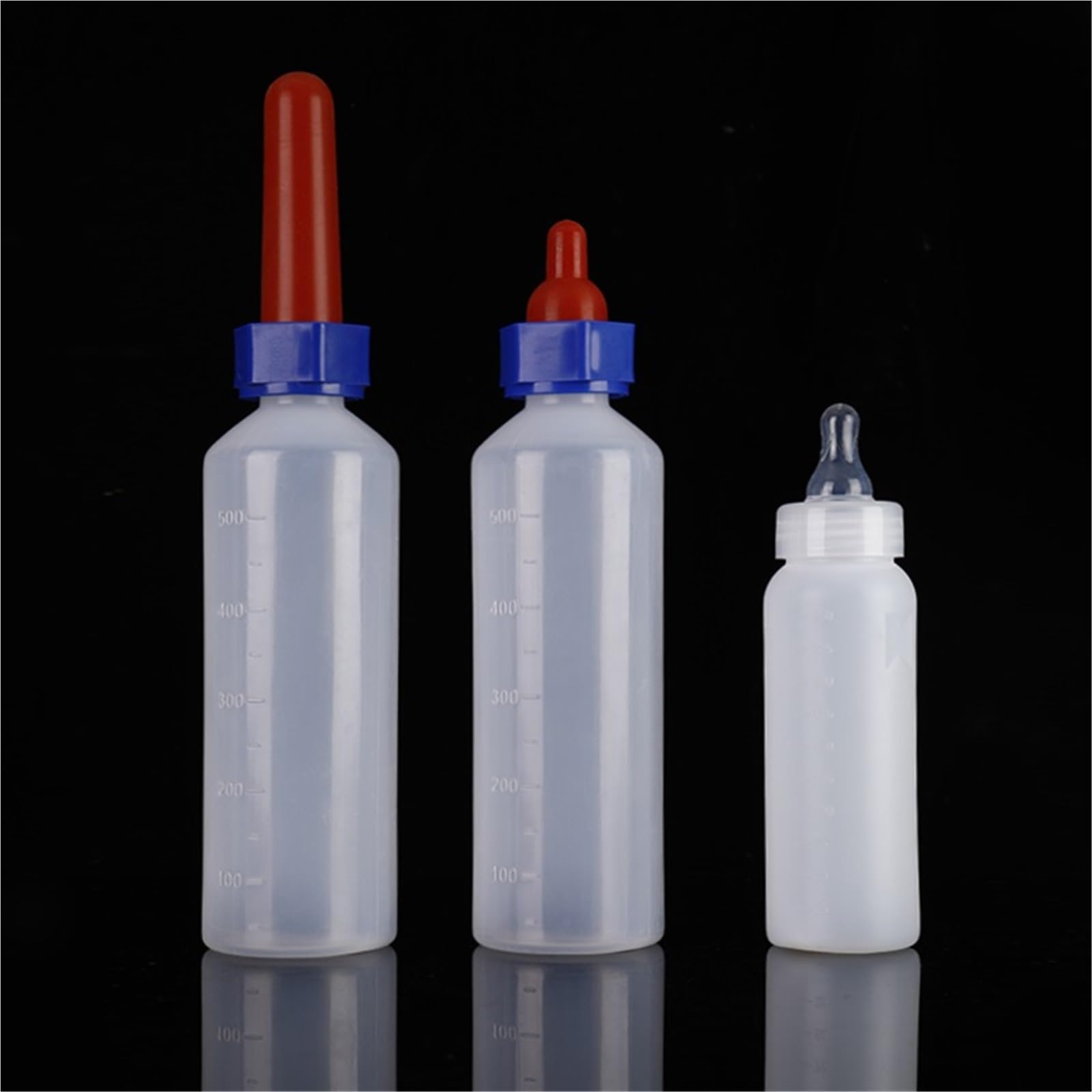 Butelka do karmienia jagniąt, Butelka do karmienia jagnięciny 250/500 ml Poidło smoczkowe dla owiec cieląt prosiąt zwierząt hodowlanych | 500ml Long nipple