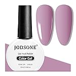 JODSONE Gel Nail Polish 10ml Light Purple Gel Polish Nail Soak Off U V LED Nail Lamp Art Manicure Salon DIY Home Gift for Women Girls