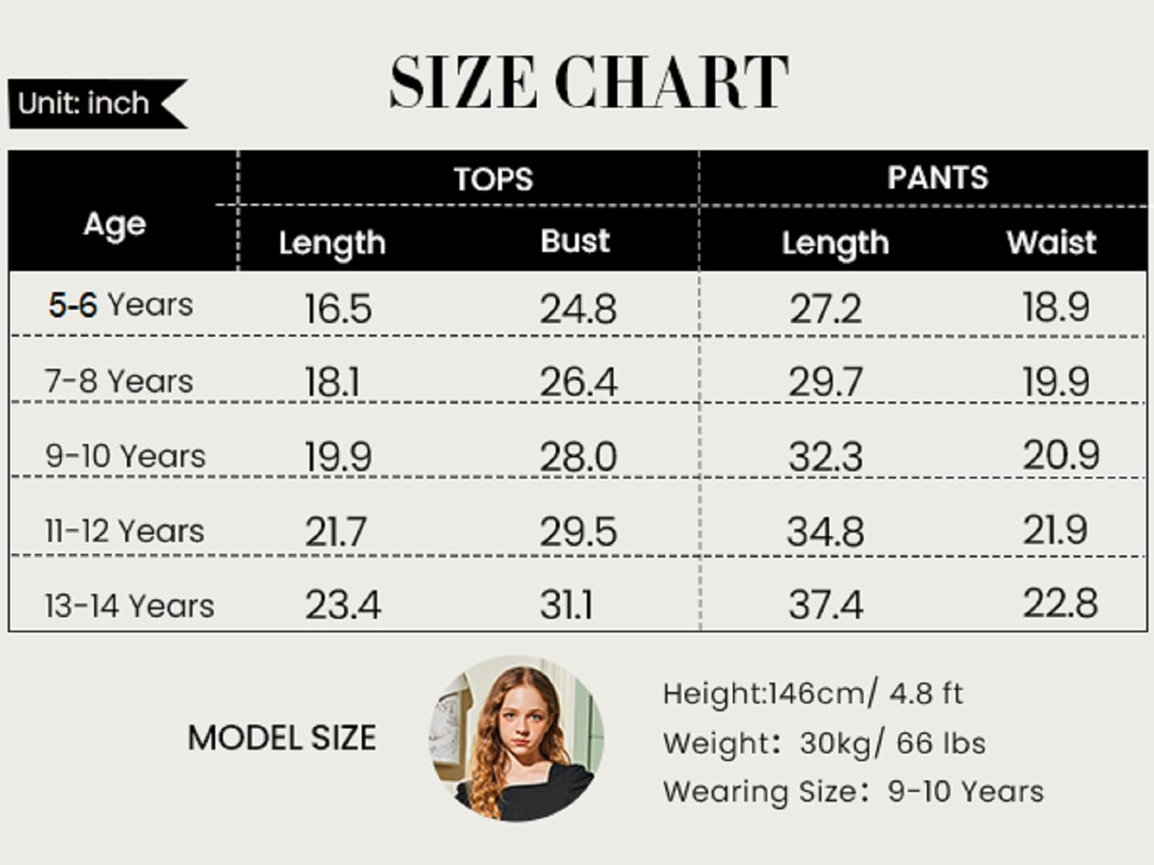 Arshiner Filles Ensembles de Vêtements Enfants Coton Tshirt et Pantalon Set Été Loisirs Mode Deux Pièces pour Filles 5-14 ans