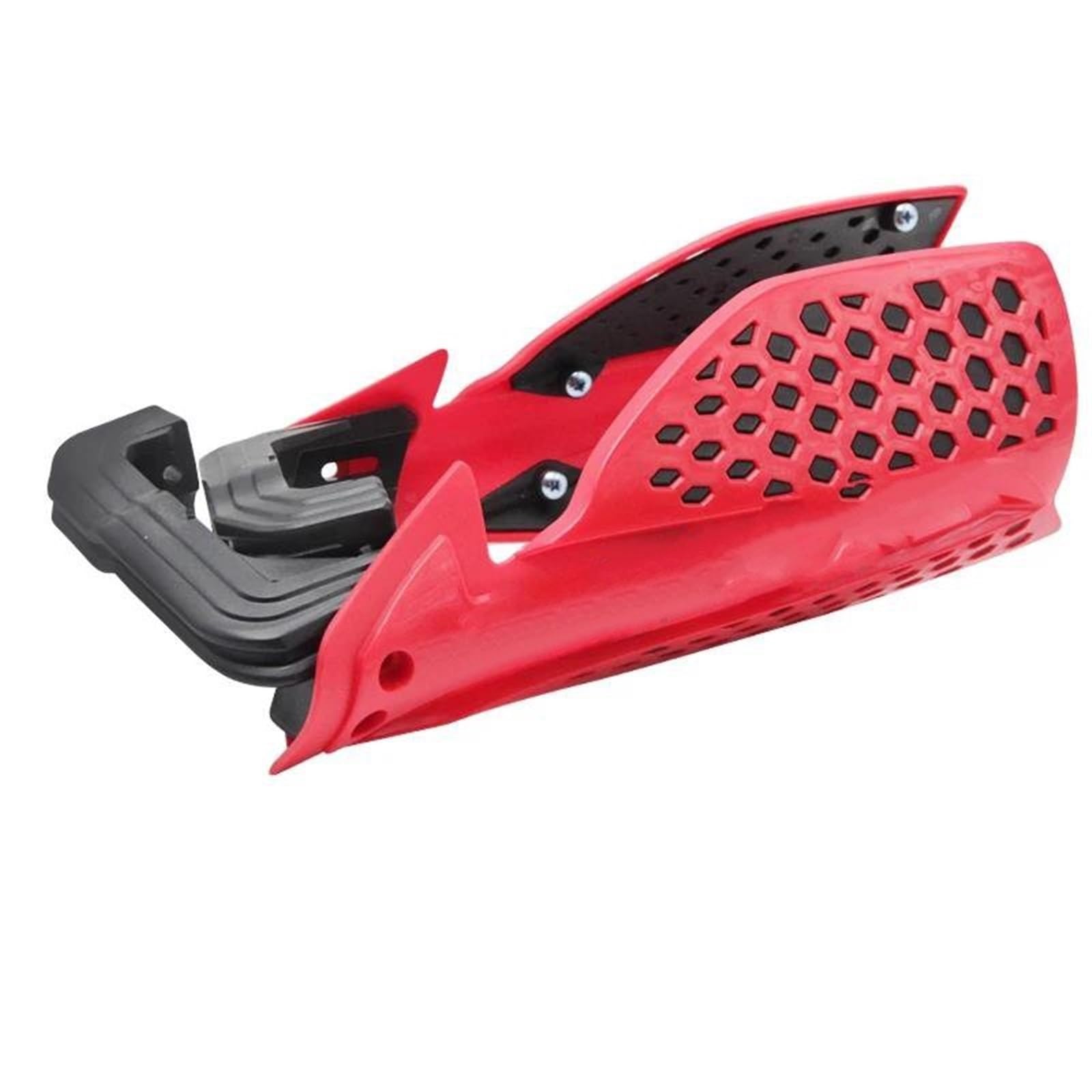 HDHCSCAGH Motorcycle Handguard Shield Universal 22MM Hand Guard Handguard Shield Motorcycle Windproof Protective Gear Handlebar Protection Covers(Red Black White)