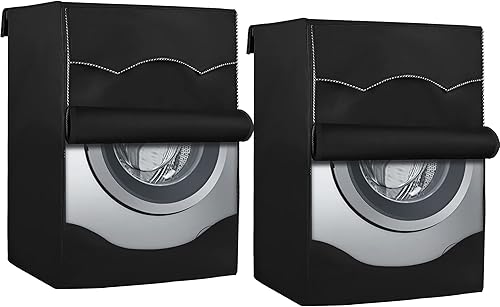 Royxen 2 Pack Washer and Dryer Covers, 2022 Newest Model Waterproof and Dust Proof Fit for Most Front-loading Machine, 27"W x 33"D x 39"H (420D