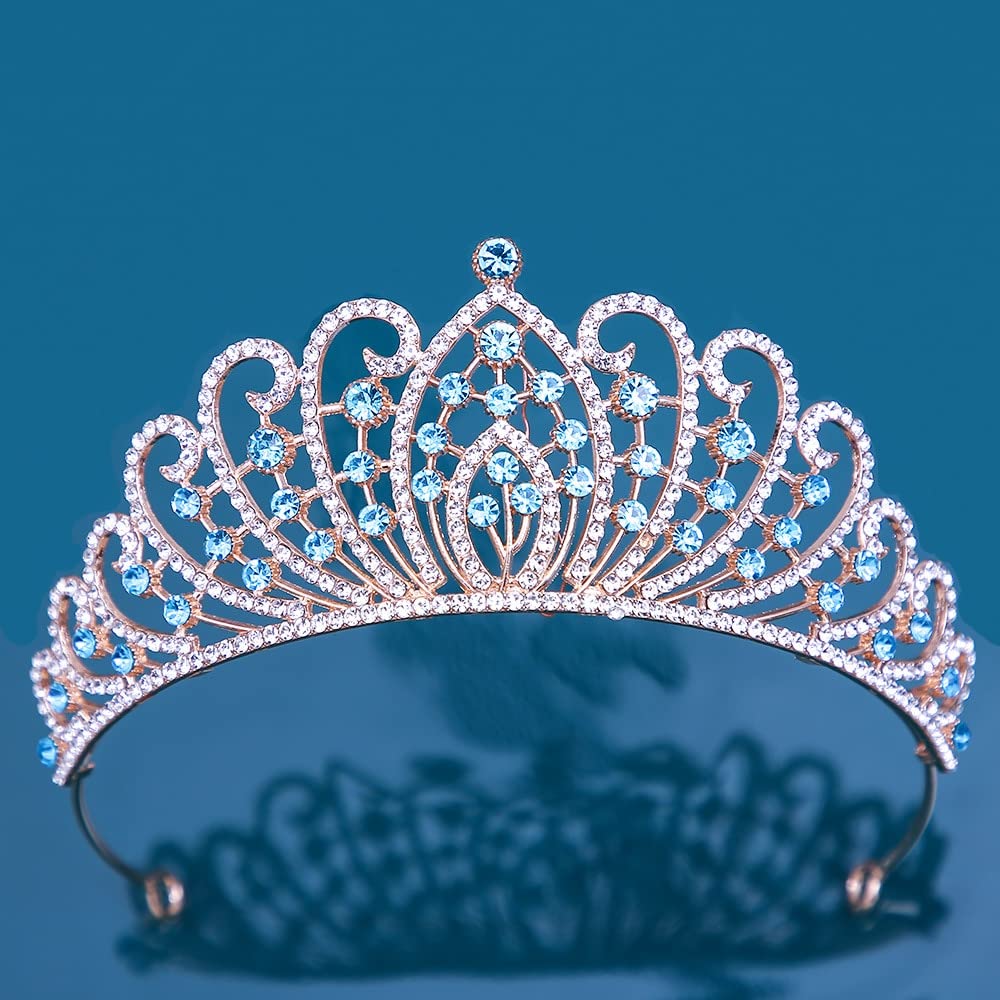 Diademy i korony dla kobiet, barokowe proste geometryczne kryształowe korony ślubne tiary damskie opaski korona z kryształków konkurs diadem ślubne akcesoria do włosów.Clear,Pink,Silver