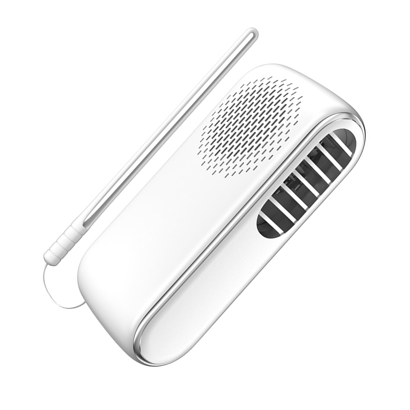 TAZIZI Rechargeable Bladeless Air Circulator, Ultra-Quiet Portable Fan with ABS Construction, Ideal for Home Outdoor Activities Quiet Cooling Fan