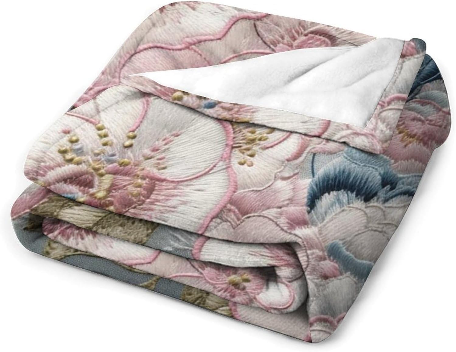 Couverture en flanelle légère papillon 180x200cm pour canapé