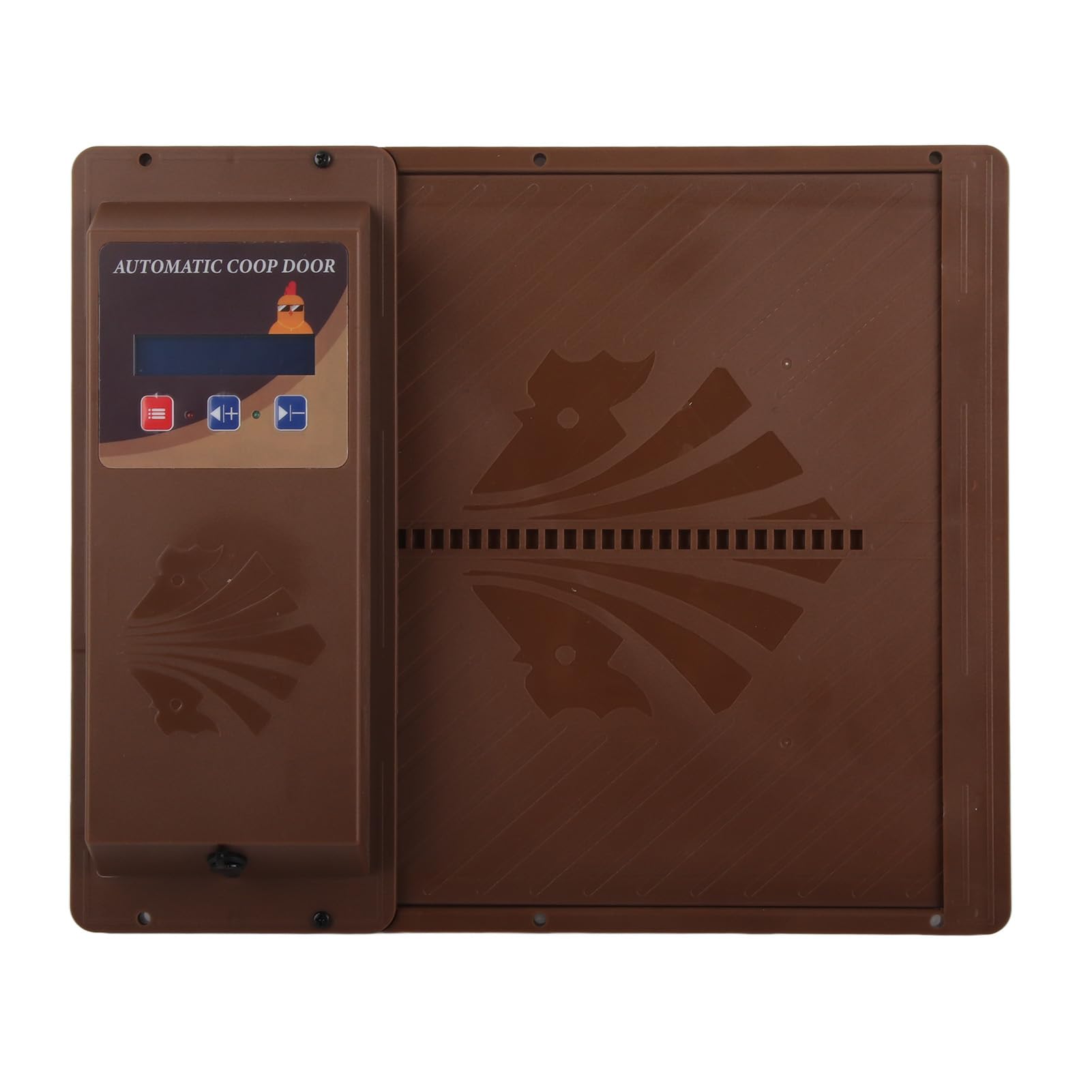Porta Automatica per Pollaio, Robusta Porta USB Programmabile e Programmabile per Pollame, Protezione e Sicurezza per Polli, Anatre, Oche, Realizzata in Plastica Resistente 13,6 X 11,4