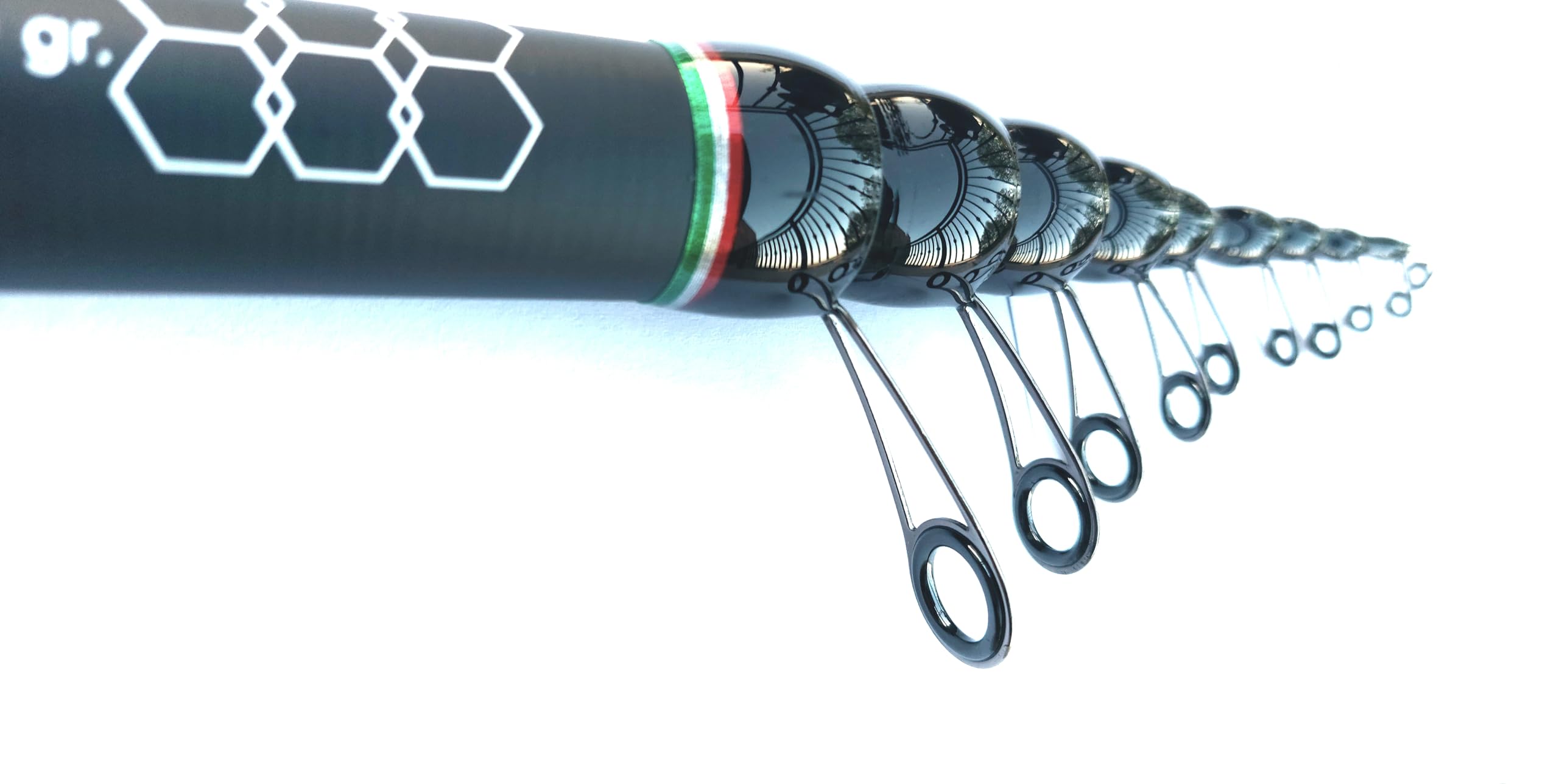 Canna Bolognese Competizione 7 Metri Azione Punta Pesca Mare Spigola Pegaso