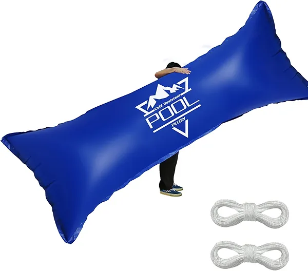 Pool Pillows for Above Ground Pools 15'x4' Winter Pool Cover Air Pillow Heavy-Duty Cold-Resistant Ice Equalizer Swimming Pool Balloon Pillow Winter Closing Kit Winterizer Inflatable Bubble Winterizing
