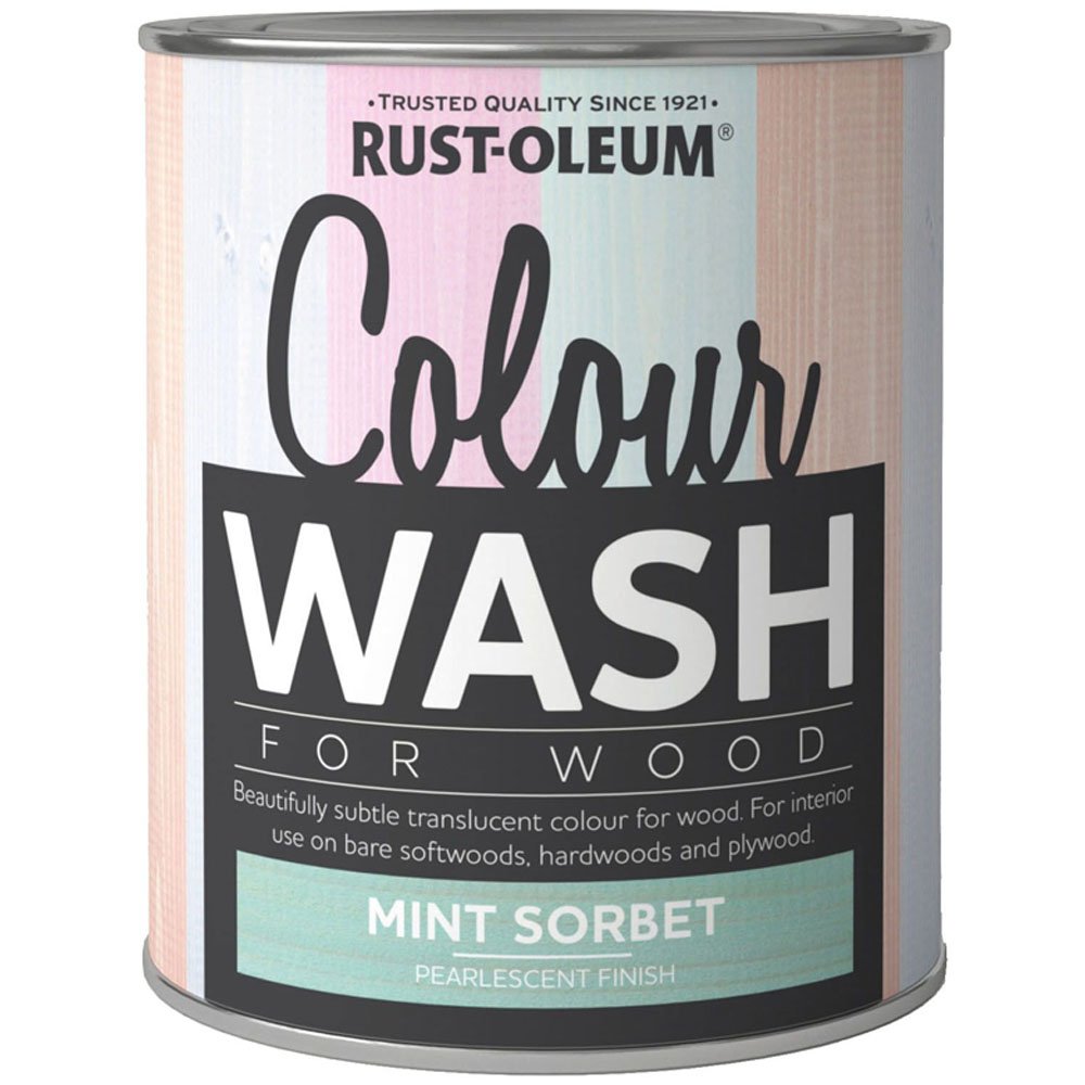 Rust-Oleum Mint Sorbet Colour Wash Paint - 750Ml