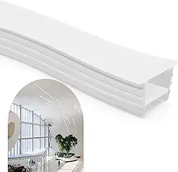 Perfil 5m Embutir 20x20mm Flexível Silicone Para Fita Led