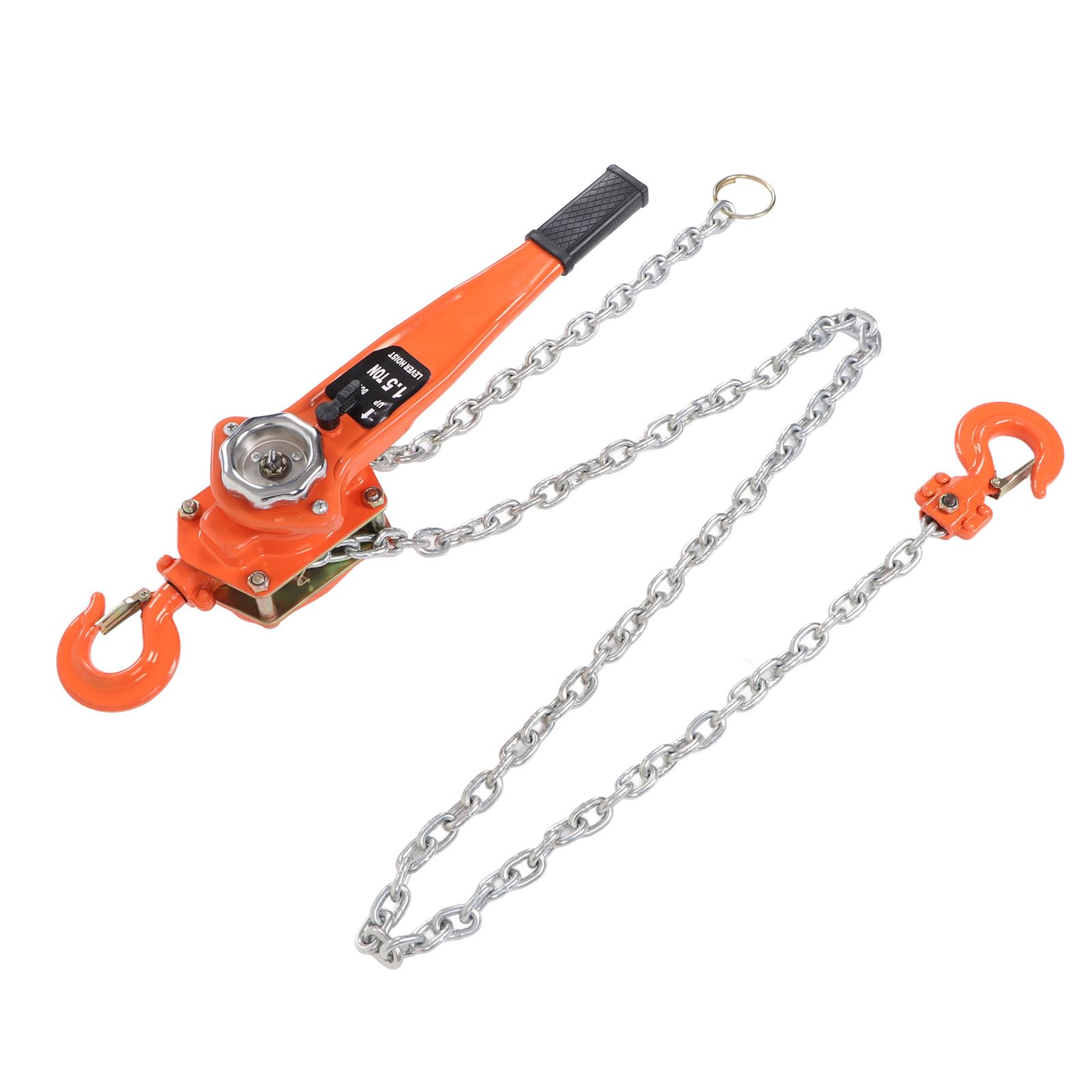 KIMISS Azulador de Cadena de Palanca de Grado Industrial 1.5T 3300LB Capacidad de Carga de 2.5m Azulador de Cadena de Trinquete Manual para la Construcción de Transporte - Diseño Ergonómico - Haists