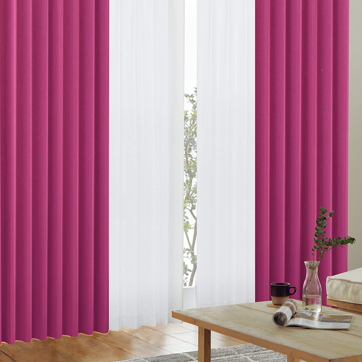 Amazon｜カーテンくれない [カーテン生地サンプル請求] 「K-wave