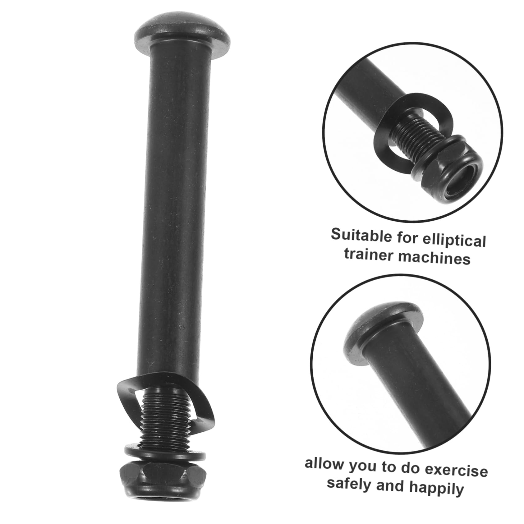 VANZACK 2 Stück Elliptische Drehverschlüsse Rig Trainer Eliptica Stepper Ellipsentrainer Bolzen Motorisierter Ellipsentrainer Zubehör Trainingsgerät Hantel Sechskantmutter Ellipsentrainer
