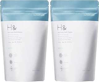 H&アッシュアンド 入浴剤 高濃度水素 炭酸 【全身を温かい気泡が包み込むxギフトx国産x計量スプーン入り】 (2個セット)