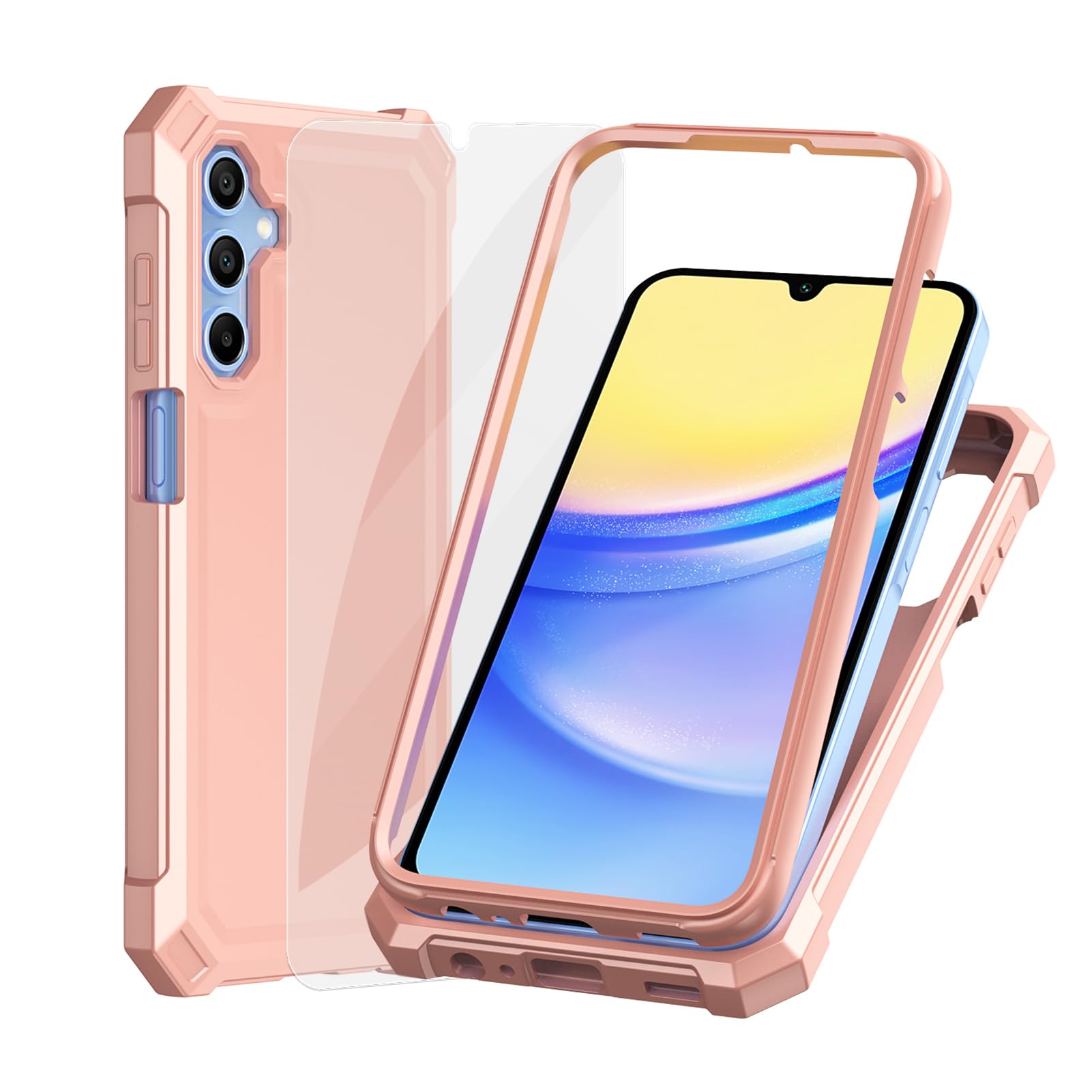 Funda para Samsung A36 Ailiber de doble capa con protector de pantalla 8