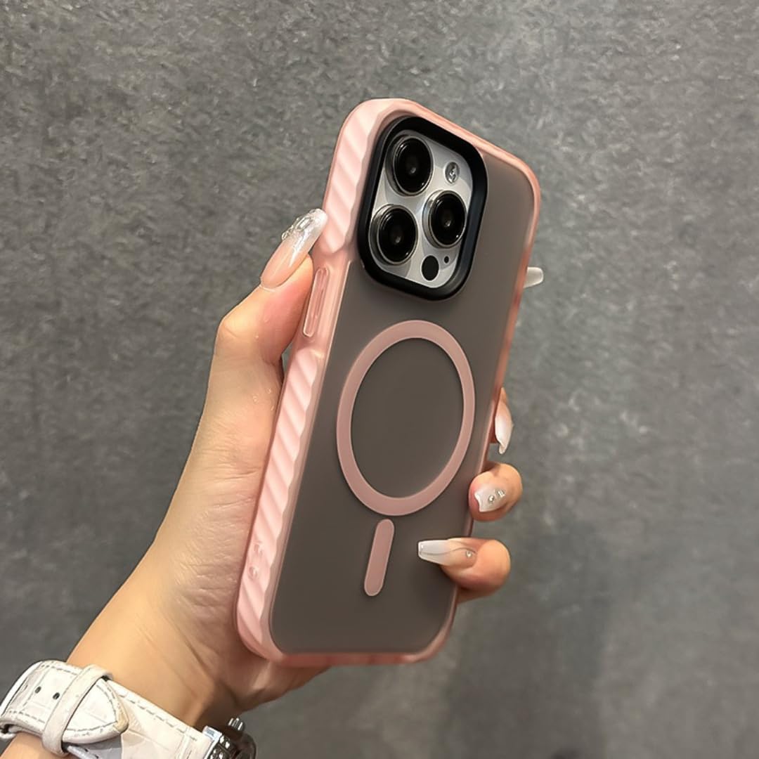 Coque antichoc iPhone 13 Pro Max rose réglant le risque de casse - 7
