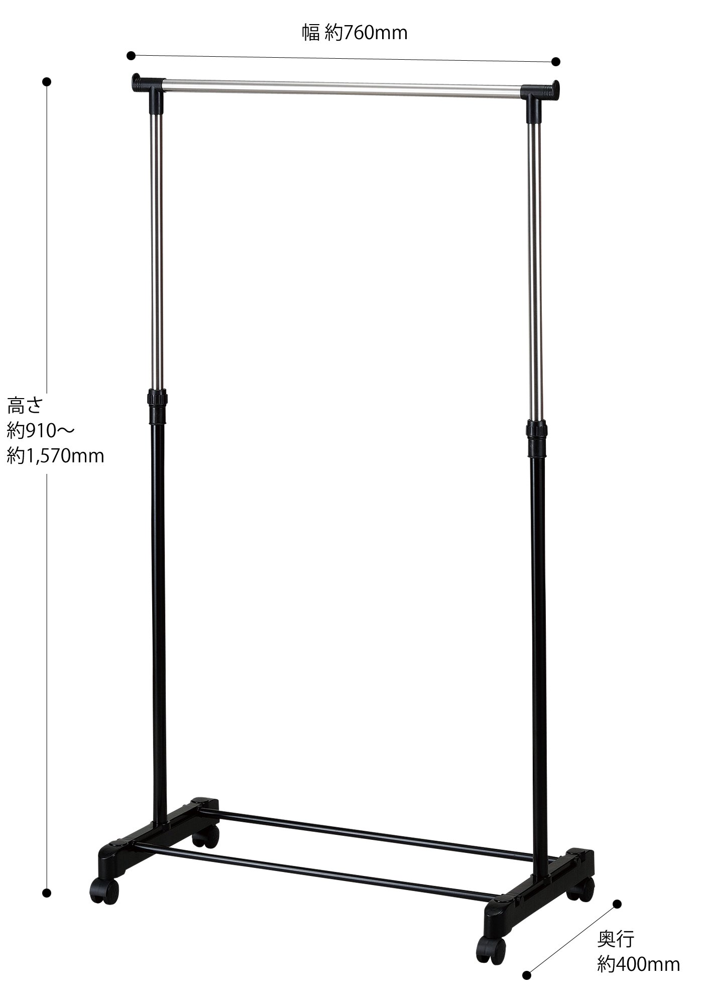 和平フレイズ 室内用シンプルハンガー マイラック 黒 MM-9637 lok26k6 Amazon｜和平フレイズ 収納用品 シャツ ジャケット コート シンプル