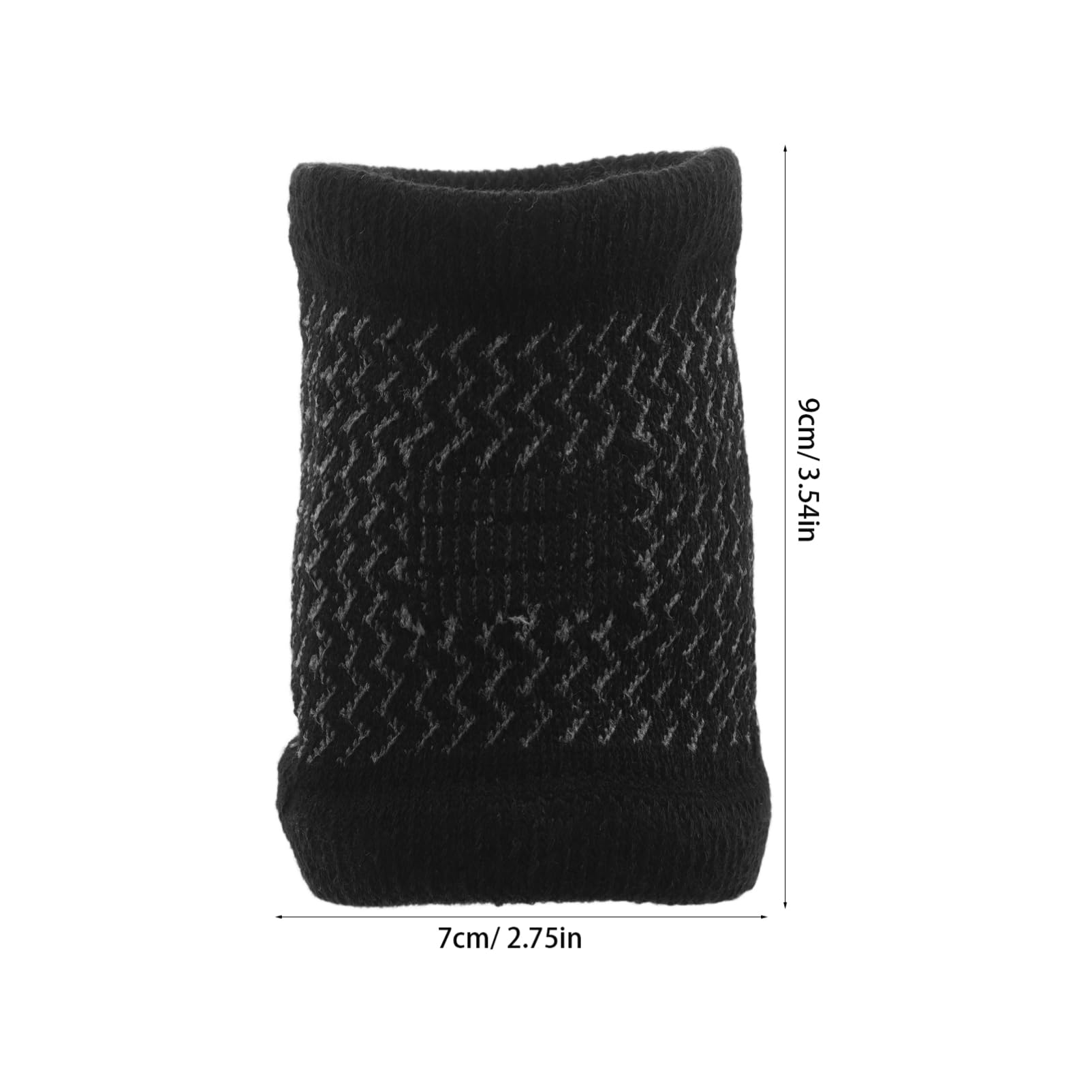 balacoo 1 Elastic Ankle Sleeve Breathable Sweat-wicking Ankle Protector Unisex Foot Support Sleeve for Yoga Dance Football Skating Black