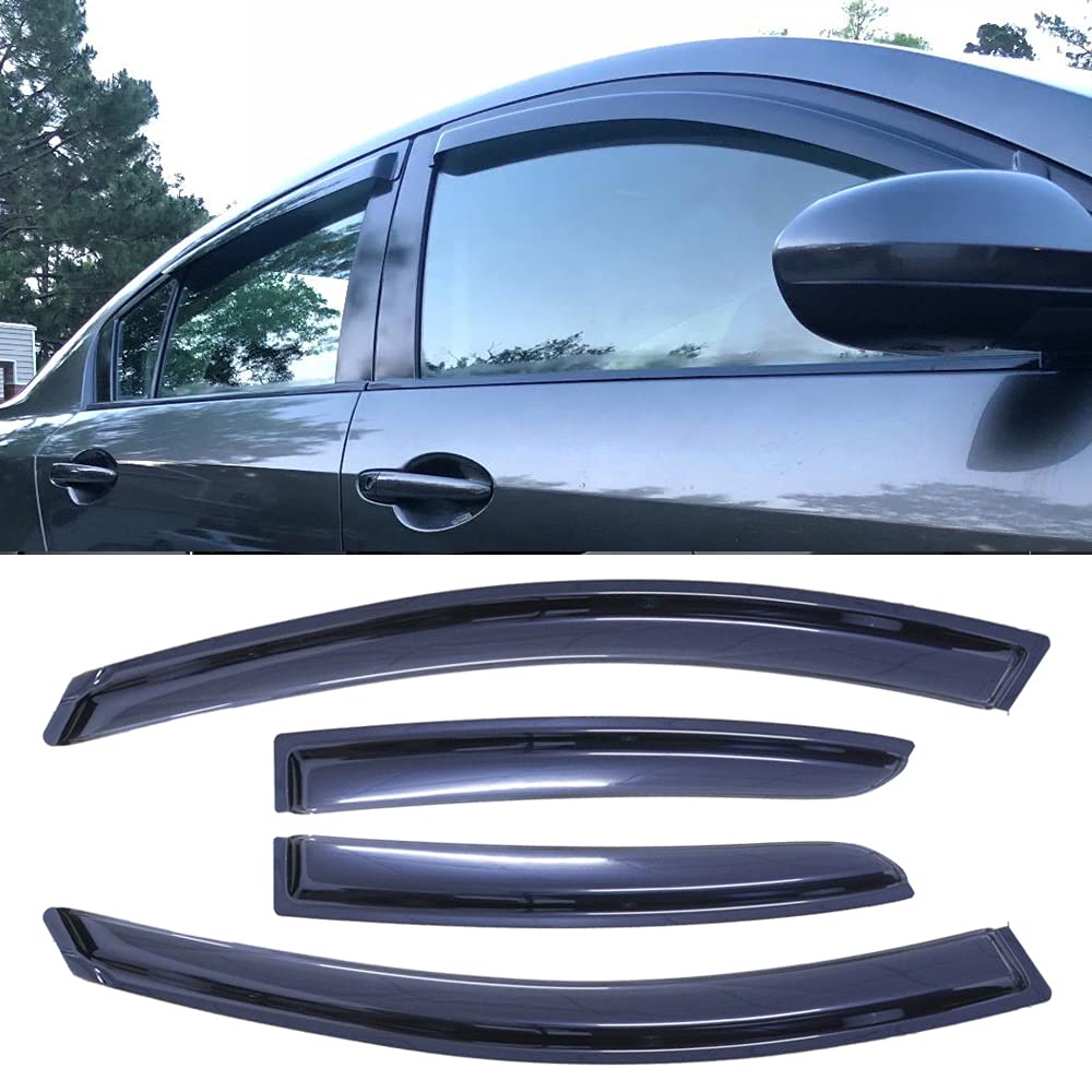 Photo 1 of Puermto Side Window Wind Deflector, 4pcs 