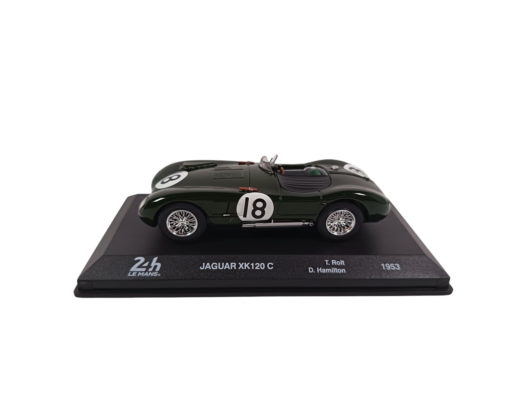 OPO 10 - Miniatura de Las 24 Horas de Le Mans a Escala 1/43 Compatible con el Jaguar XK120 C Ganador (1953) - ALA055