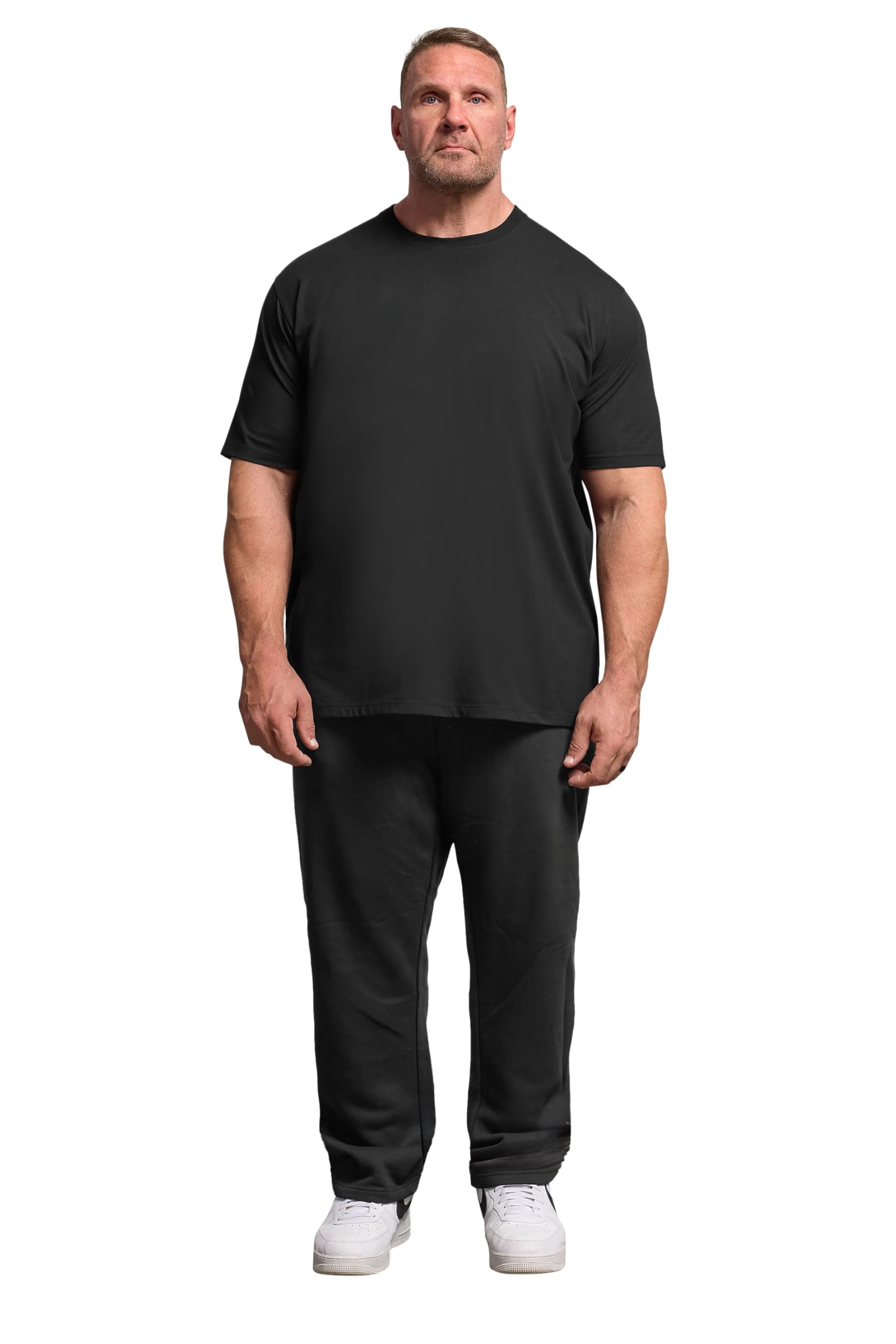 BadRhino Black Cotton Joggers - Mens XXXL