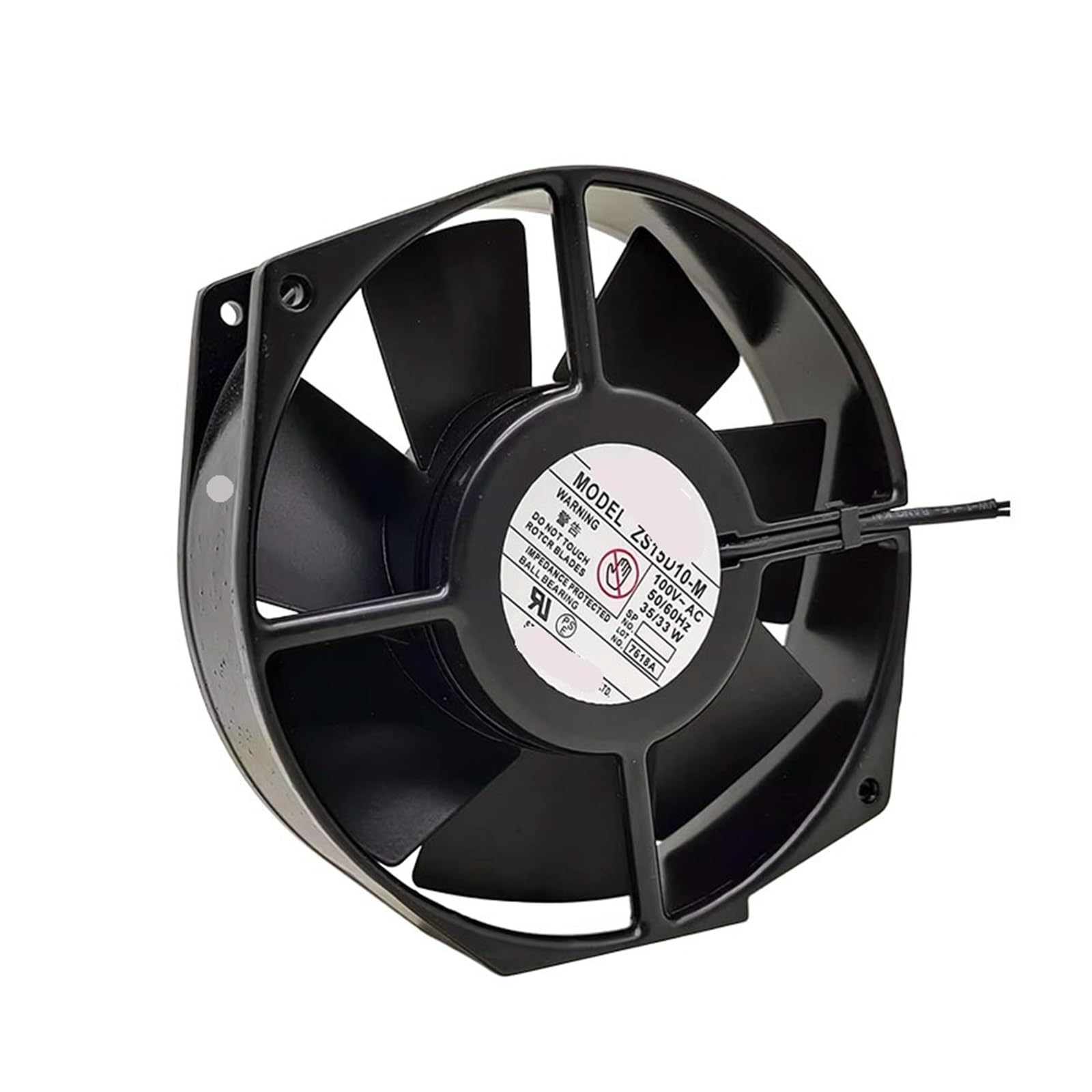 Ventilateur ZS15D10-M 17238 100V 35W résout les pannes de ventilation des serveurs 17cm