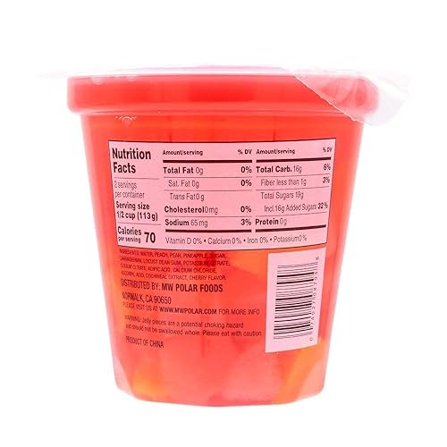 Miniatura 37 de MW Polar Taza de aperitivos, piñas en almíbar ligero, 7 onzas (paquete de 12)