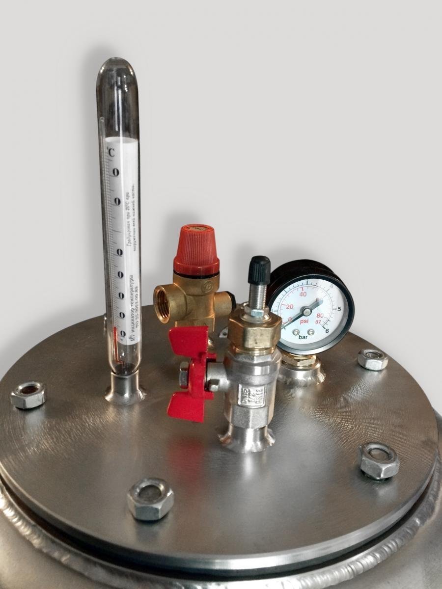 Standart Autoclave domestique – Conçu pour la conservation des produits ménagers (32 bocaux de 0,5 l ou 21 bocaux de 1 litre)