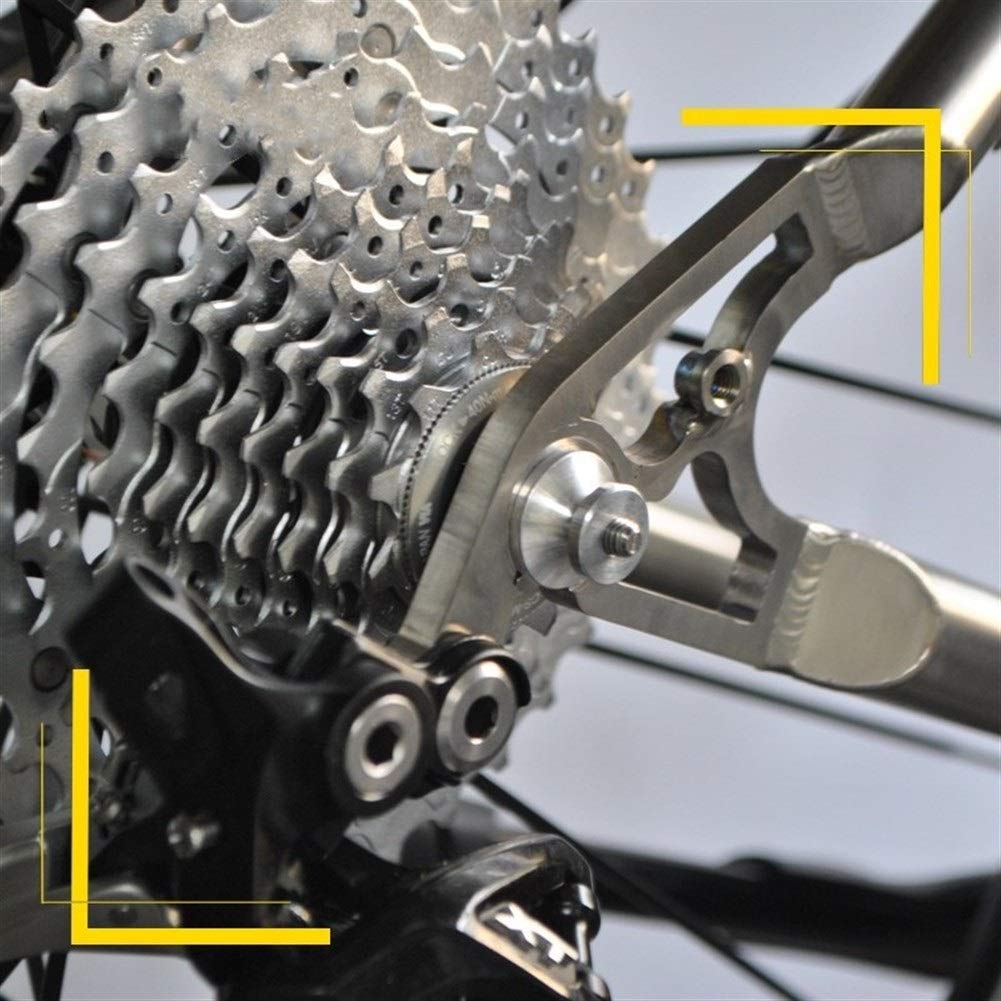 Cierre Rapido Rueda Trasera 1 par de liberación rápida de Titanio Ti Pinchos de la Bici del Camino de MTB Ruedas Hub montaña de la Bicicleta más Ligera Buje De Bicicleta (Color : Blue)