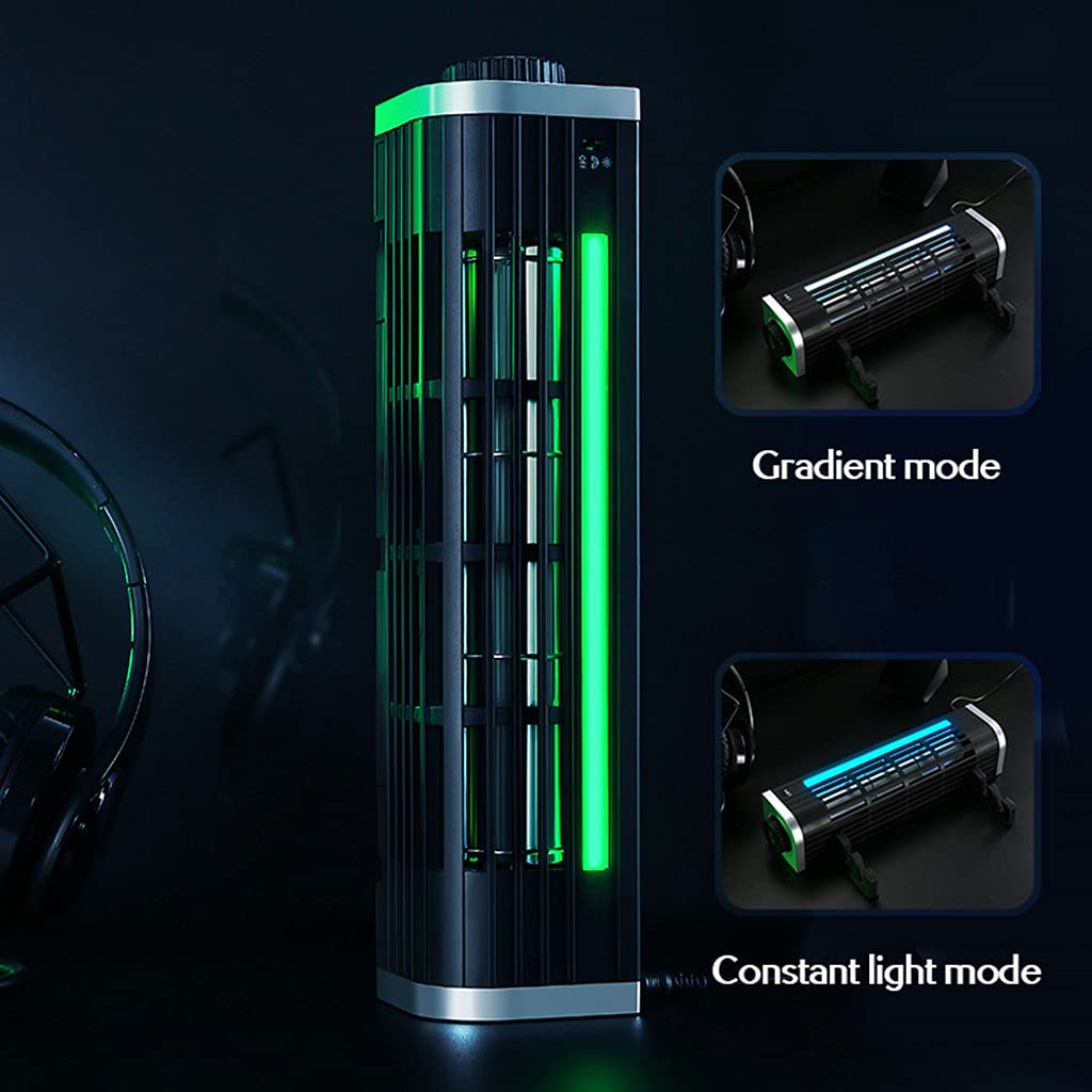 Chłodziarka do laptopa gamingowa podkładka chłodząca RGB LED regulowany cichy 2600 obr./min kabel tablet wentylator biurkowy