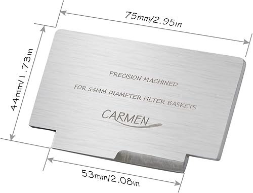 Miniatura 7 de Distribuidor de café de 2.087 in, nivelador y herramienta de distribución de café expreso, se adapta a portafiltros Breville de 2.126 in y cestas de