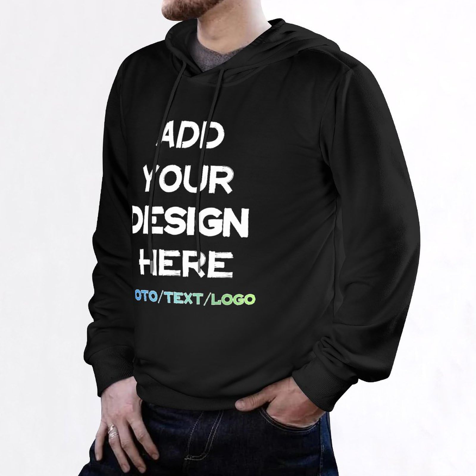 Sweats à Capuche personnalisés, concevez Vos Propres Sweat-Shirts avec Photo/Texte, Cadeaux à Capuche décontractés personnalisés pour Petit ami, Mari, Fils