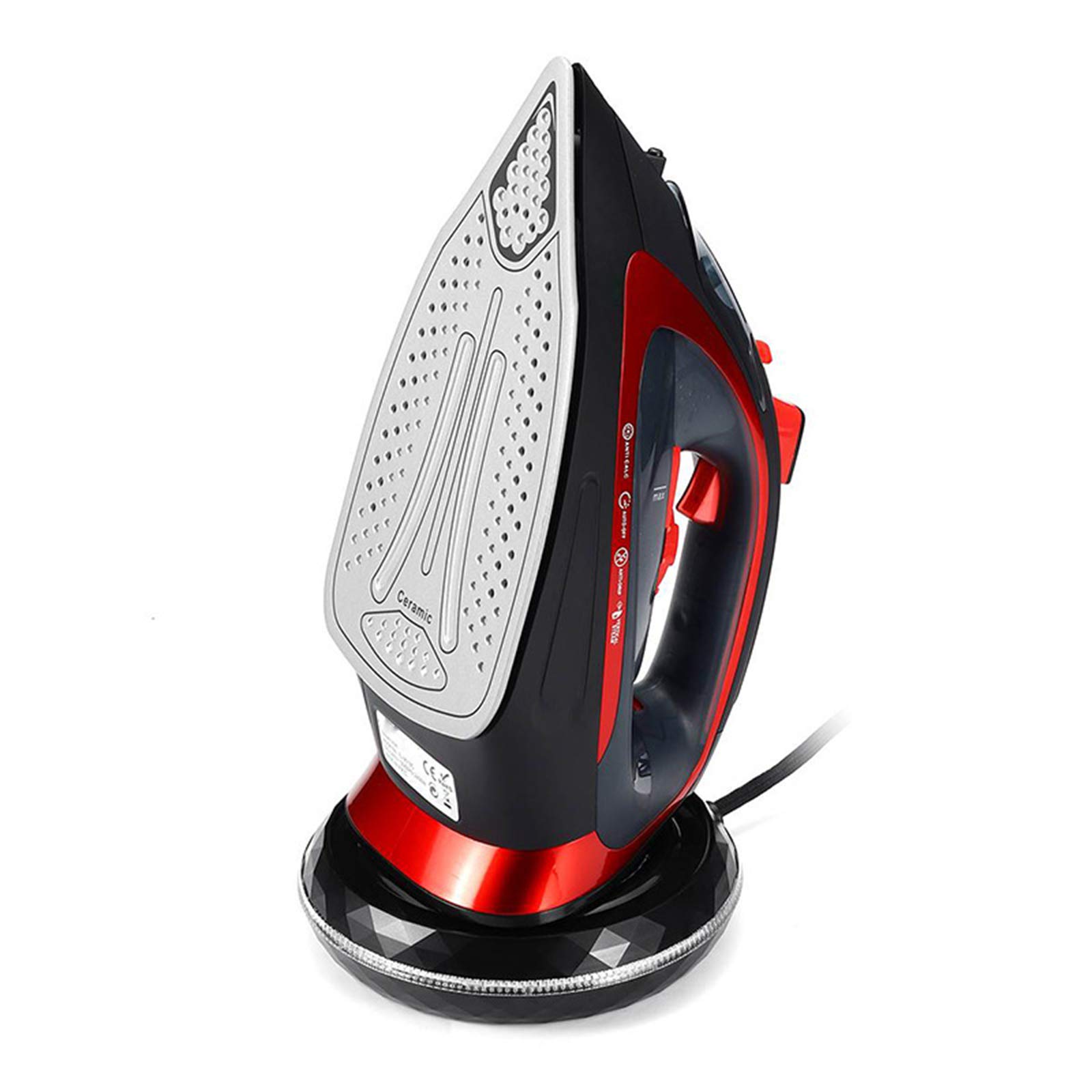 Fer à vapeur sans fil puissant 2400W anti-goutte pour tissu variable